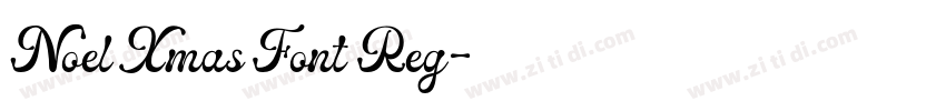Noel Xmas Font Reg字体转换 Noel Xmas Font Reg字体转换